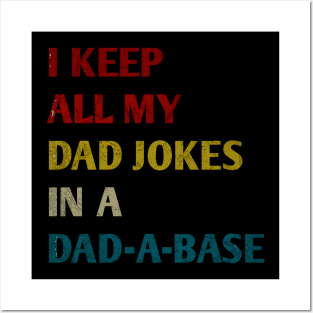 Dad jokes t-shirt Posters and Art